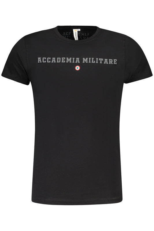 ACCADEMIA MILITARE T-SHIRT MANICHE CORTE UOMO NERO