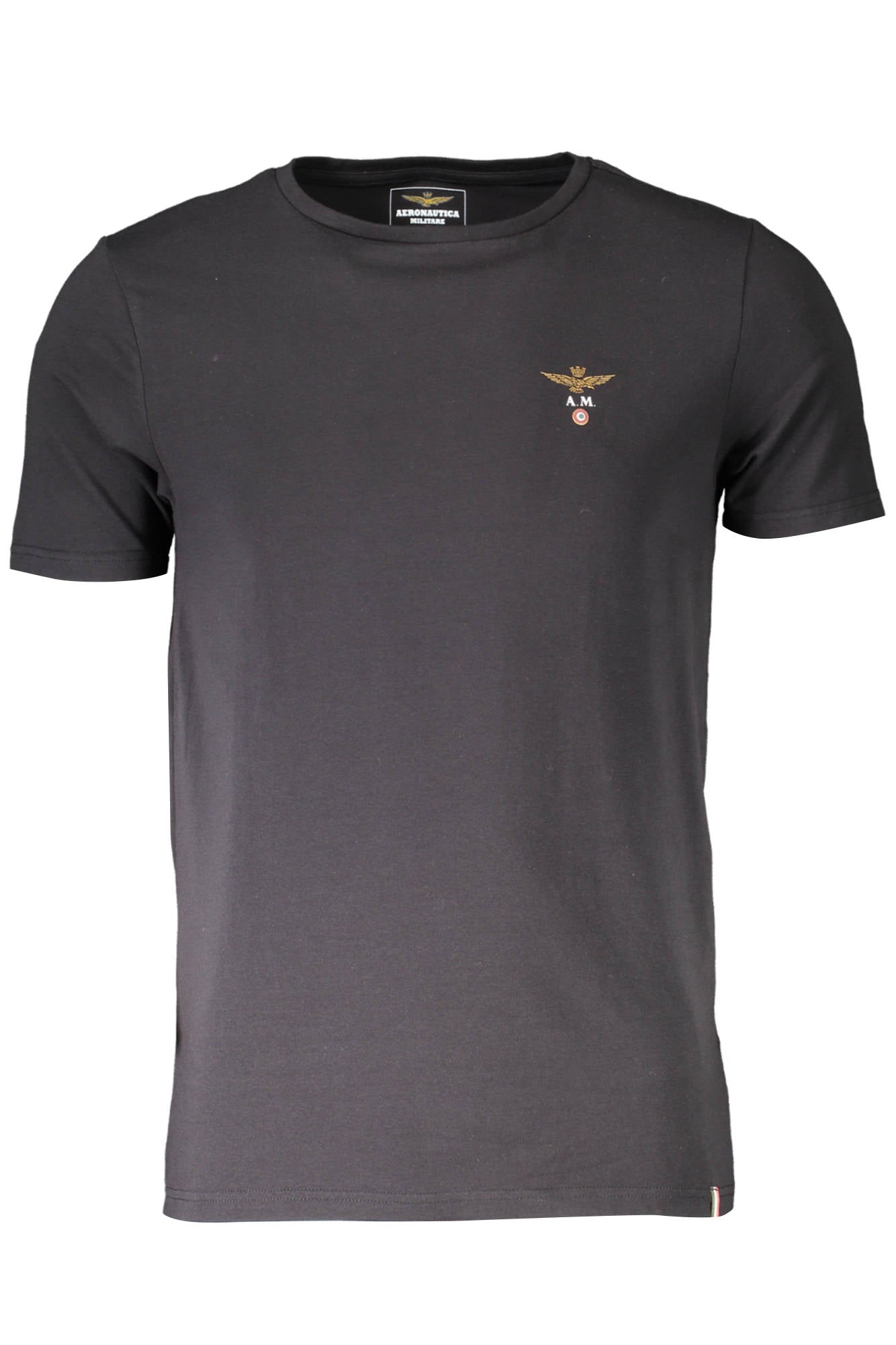 AERONAUTICA MILITARE T-SHIRT ESTERNABILE UOMO NERO