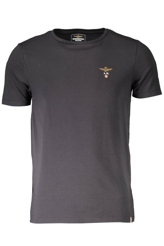 AERONAUTICA MILITARE T-SHIRT ESTERNABILE UOMO NERO