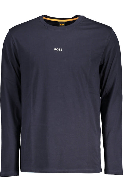 BOSS T-SHIRT MANICHE LUNGHE UOMO BLU