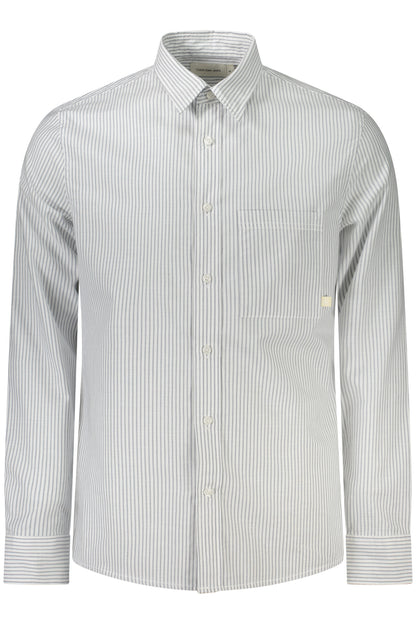 CALVIN KLEIN CAMICIA MANICHE LUNGHE UOMO BIANCO
