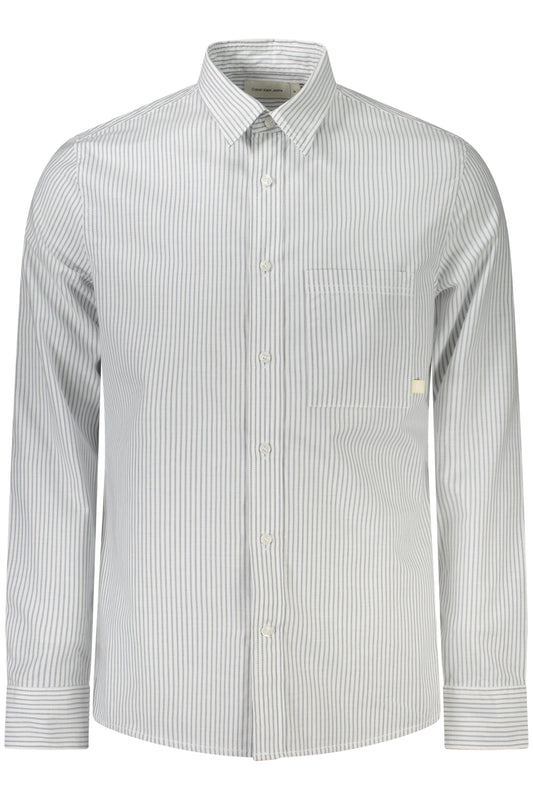 CALVIN KLEIN CAMICIA MANICHE LUNGHE UOMO BIANCO