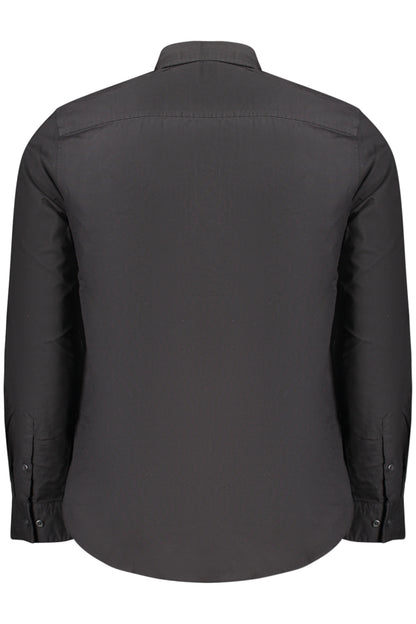 CALVIN KLEIN CAMICIA MANICHE LUNGHE UOMO NERO