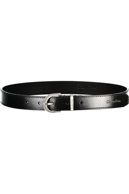 CALVIN KLEIN CINTURA IN PELLE DONNA NERO