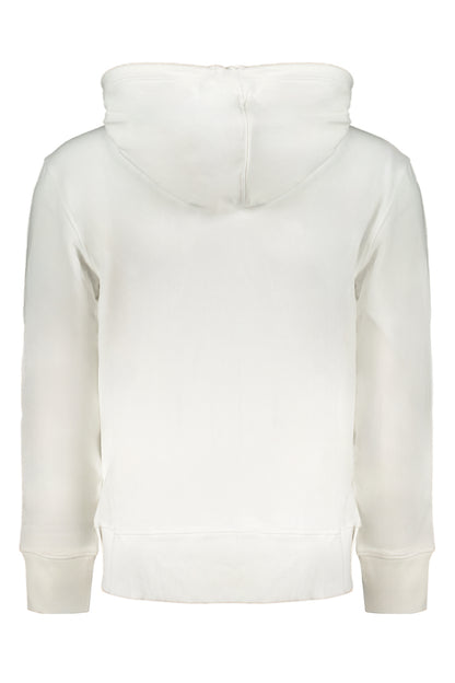 CALVIN KLEIN FELPA CON ZIP UOMO BIANCO