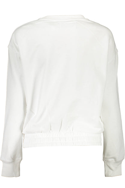 CALVIN KLEIN FELPA SENZA ZIP DONNA BIANCO