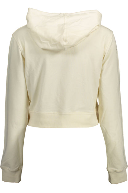 CALVIN KLEIN FELPA SENZA ZIP DONNA BIANCO