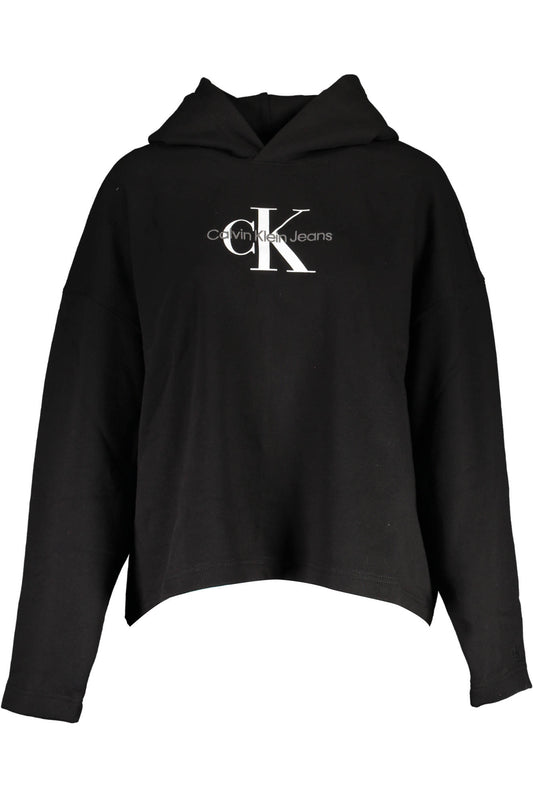 CALVIN KLEIN FELPA SENZA ZIP DONNA NERO