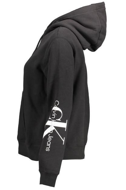 CALVIN KLEIN FELPA SENZA ZIP DONNA NERO