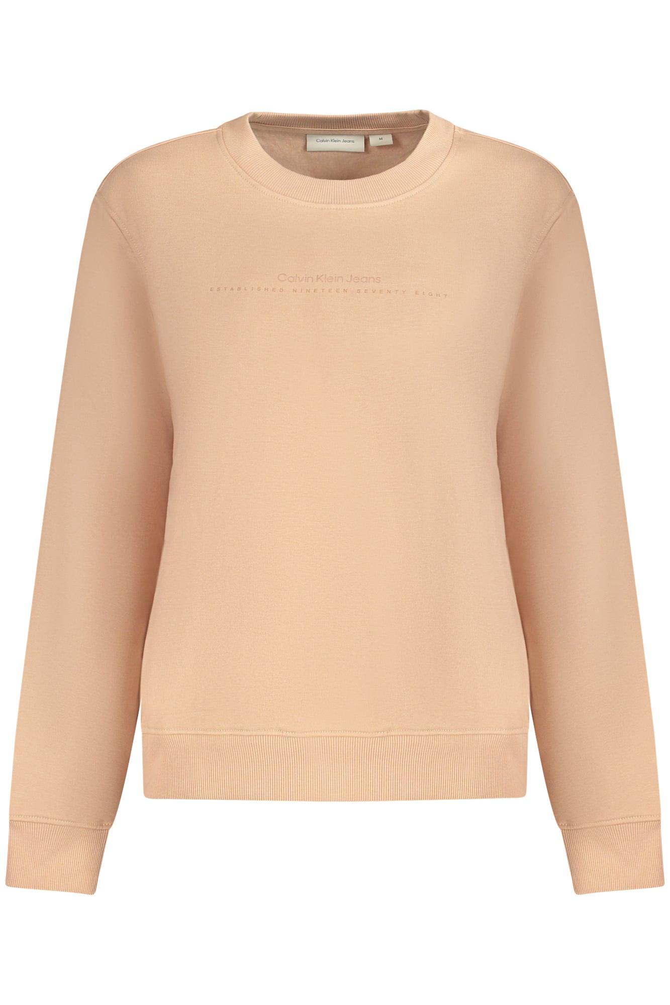 CALVIN KLEIN FELPA SENZA ZIP DONNA ROSA