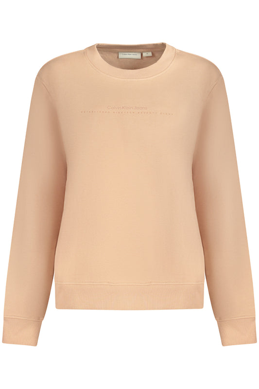 CALVIN KLEIN FELPA SENZA ZIP DONNA ROSA