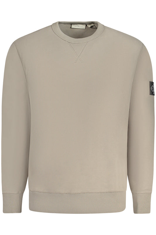 CALVIN KLEIN FELPA SENZA ZIP UOMO BEIGE