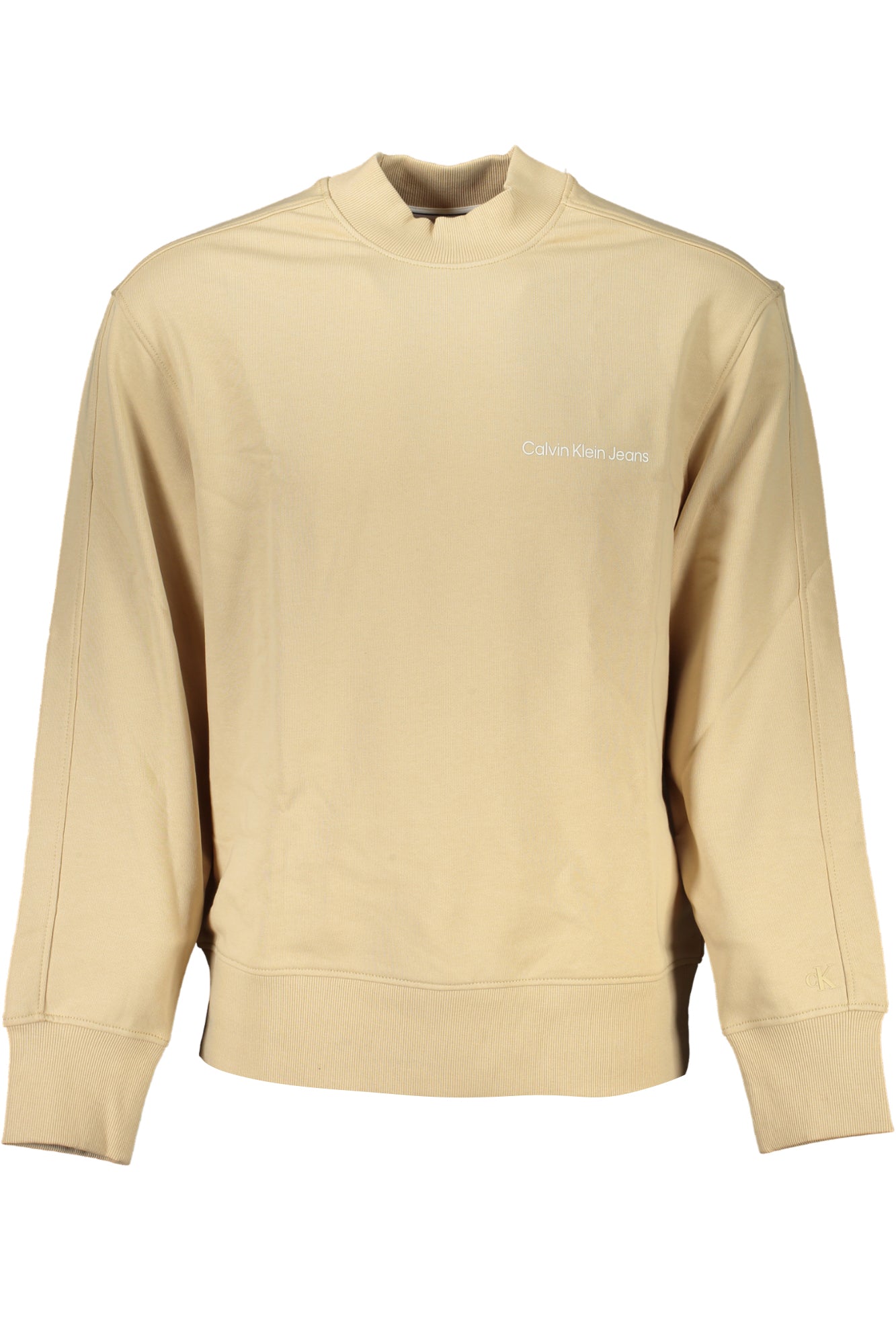 CALVIN KLEIN FELPA SENZA ZIP UOMO BEIGE