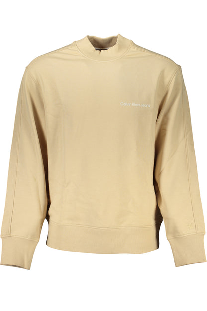 CALVIN KLEIN FELPA SENZA ZIP UOMO BEIGE