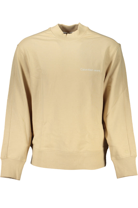 CALVIN KLEIN FELPA SENZA ZIP UOMO BEIGE