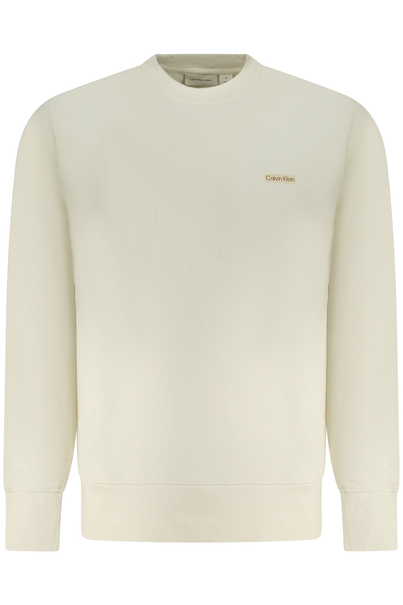 CALVIN KLEIN FELPA SENZA ZIP UOMO BEIGE