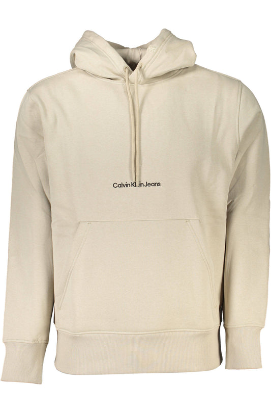 CALVIN KLEIN FELPA SENZA ZIP UOMO BEIGE