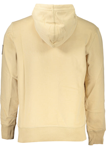 CALVIN KLEIN FELPA SENZA ZIP UOMO BEIGE