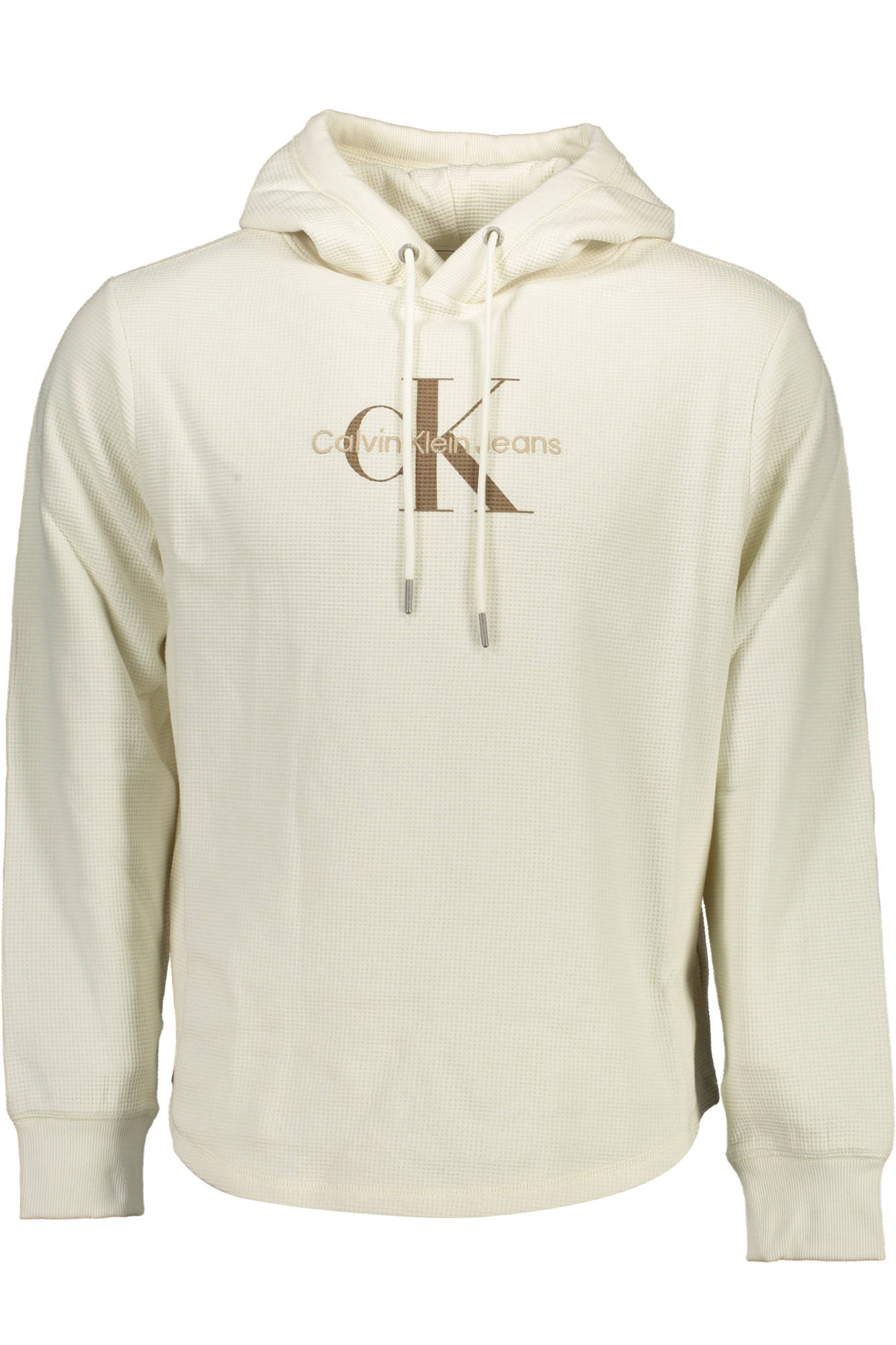 CALVIN KLEIN FELPA SENZA ZIP UOMO BIANCO