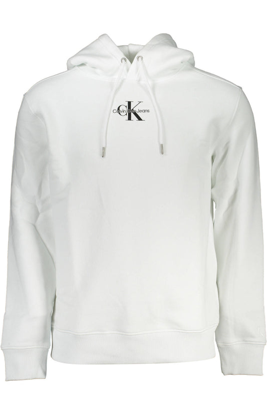 CALVIN KLEIN FELPA SENZA ZIP UOMO BIANCO