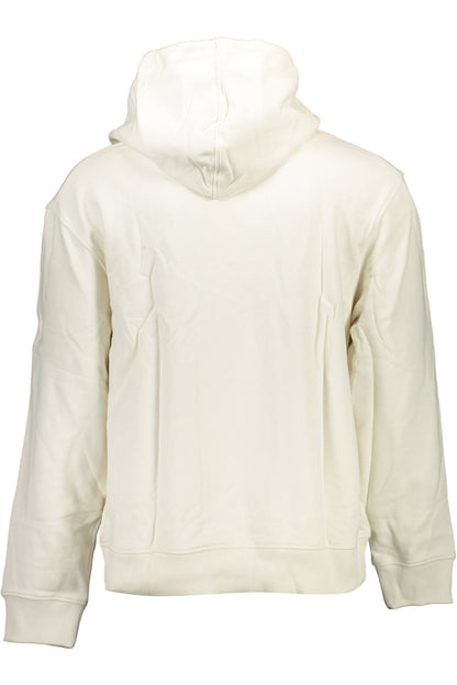 CALVIN KLEIN FELPA SENZA ZIP UOMO BIANCO