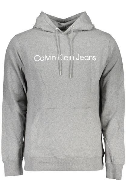 CALVIN KLEIN FELPA SENZA ZIP UOMO GRIGIO