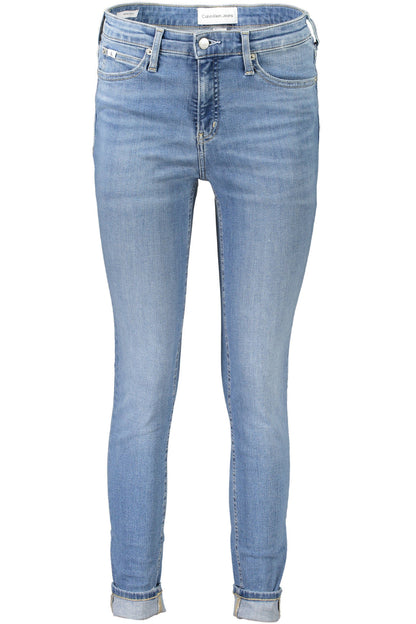 CALVIN KLEIN JEANS DENIM DONNA AZZURRO