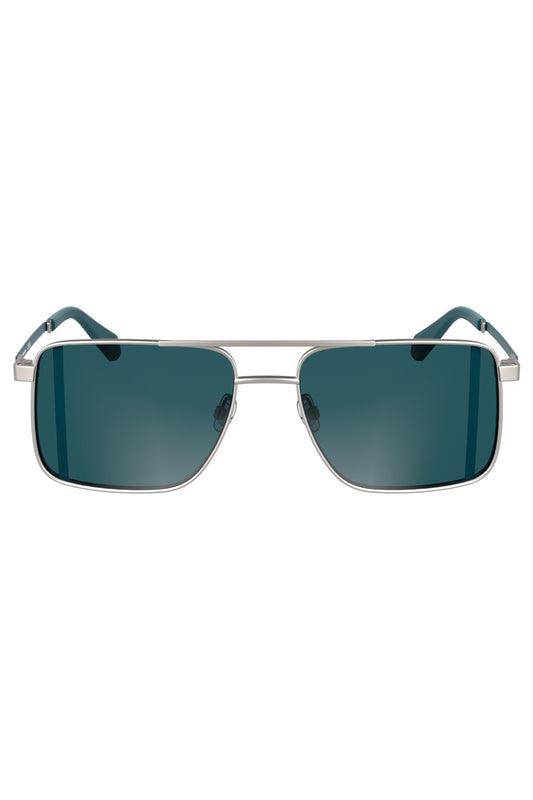CALVIN KLEIN OCCHIALE DA SOLE UOMO ARGENTO