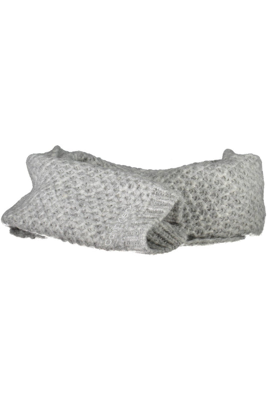 CALVIN KLEIN SCIARPA DONNA GRIGIO