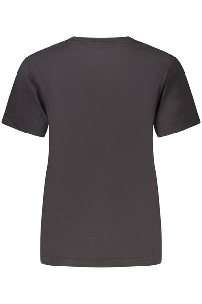 CALVIN KLEIN T-SHIRT MANICHE CORTE DONNA NERO