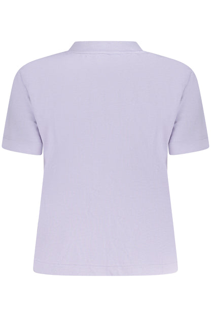 CALVIN KLEIN T-SHIRT MANICHE CORTE DONNA VIOLA