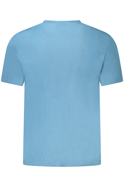 CALVIN KLEIN T-SHIRT MANICHE CORTE UOMO AZZURRO