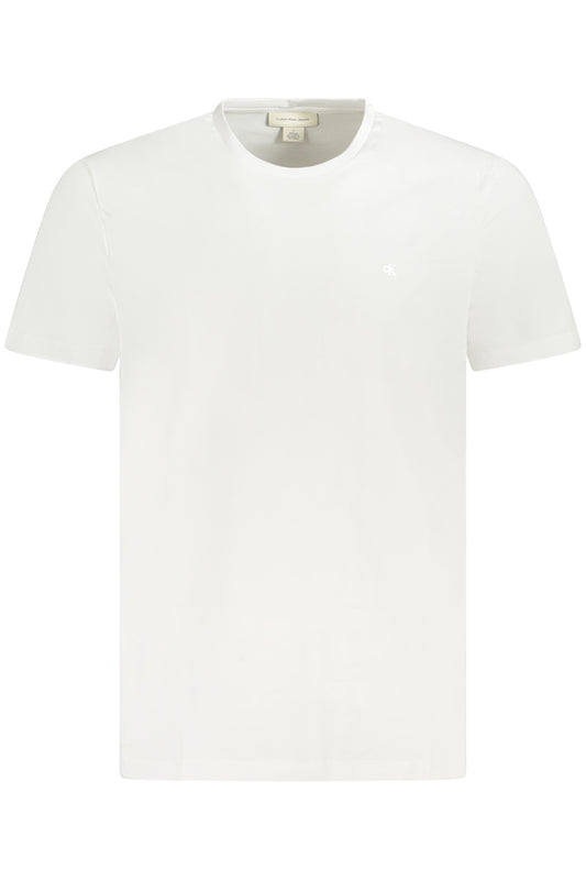 CALVIN KLEIN T-SHIRT MANICHE CORTE UOMO BIANCO