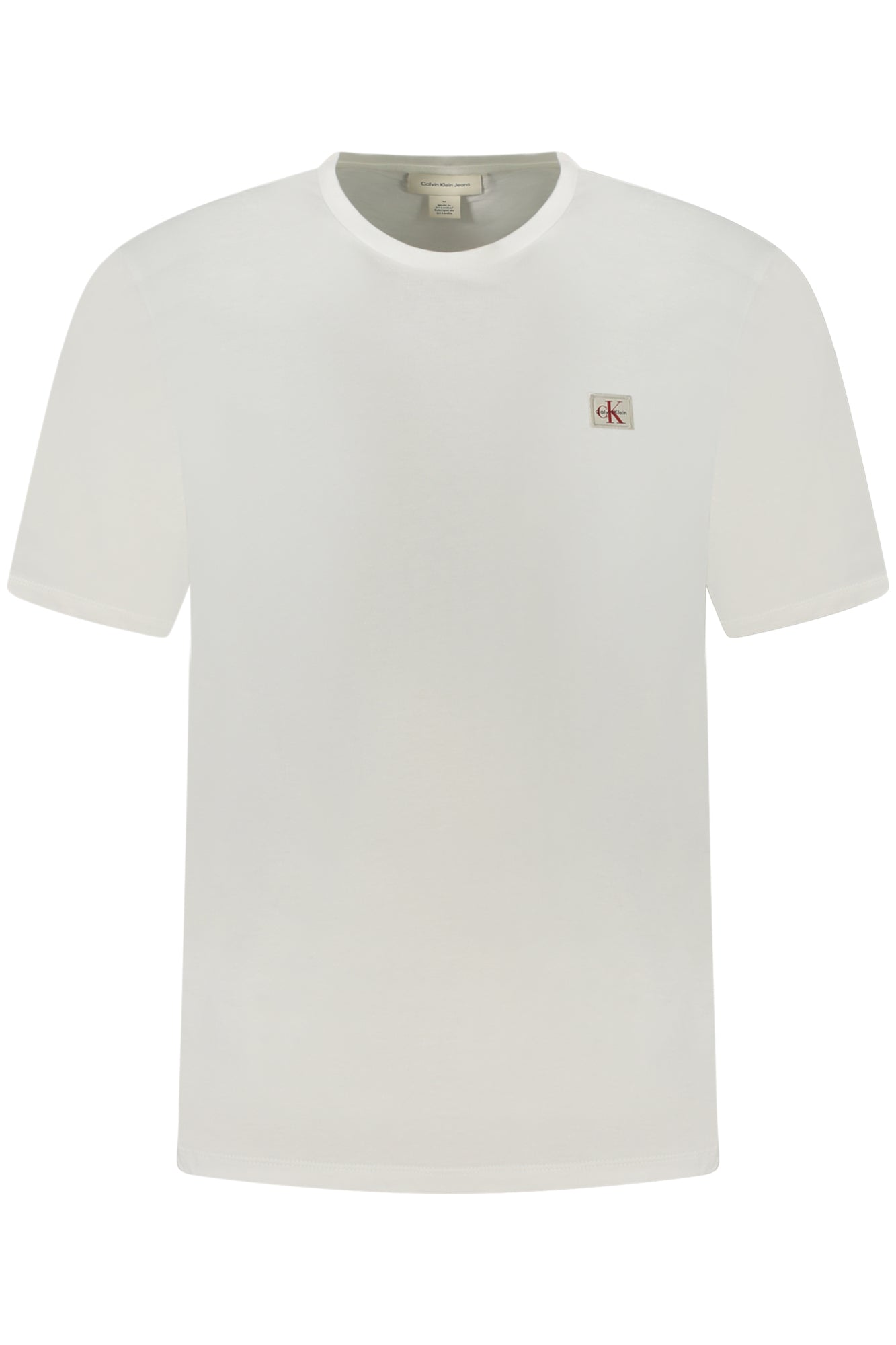 CALVIN KLEIN T-SHIRT MANICHE CORTE UOMO BIANCO