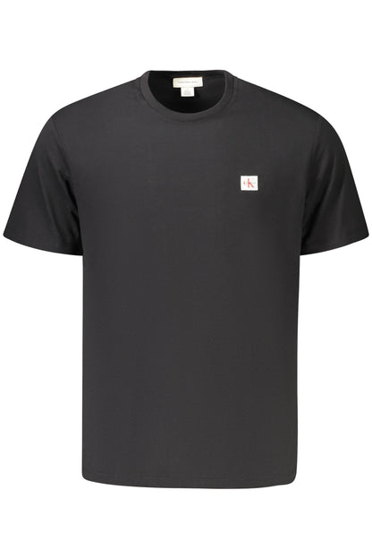 CALVIN KLEIN T-SHIRT MANICHE CORTE UOMO NERO