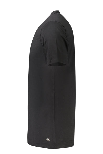 CALVIN KLEIN T-SHIRT MANICHE CORTE UOMO NERO