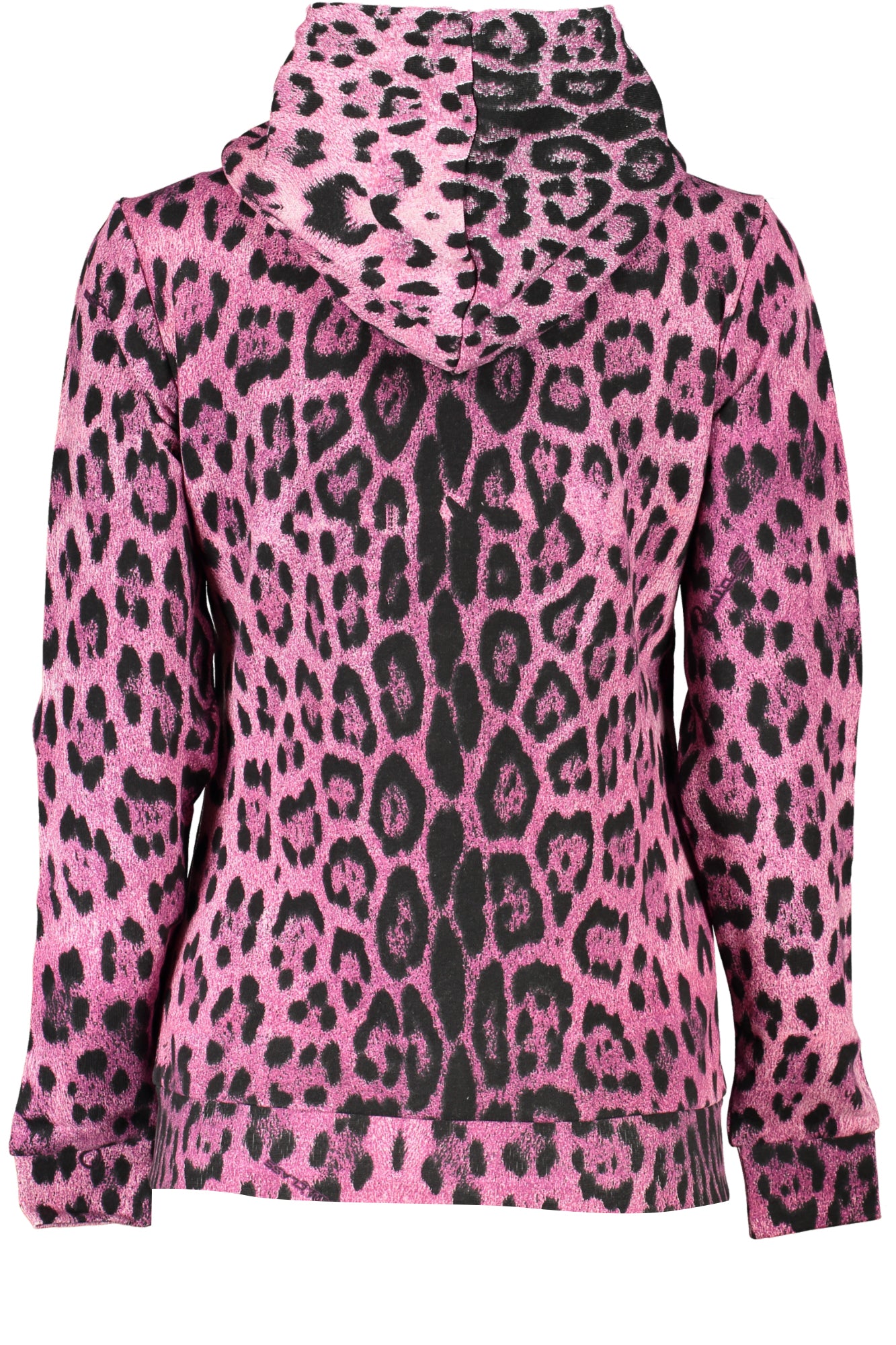CAVALLI CLASS FELPA CON ZIP DONNA ROSA