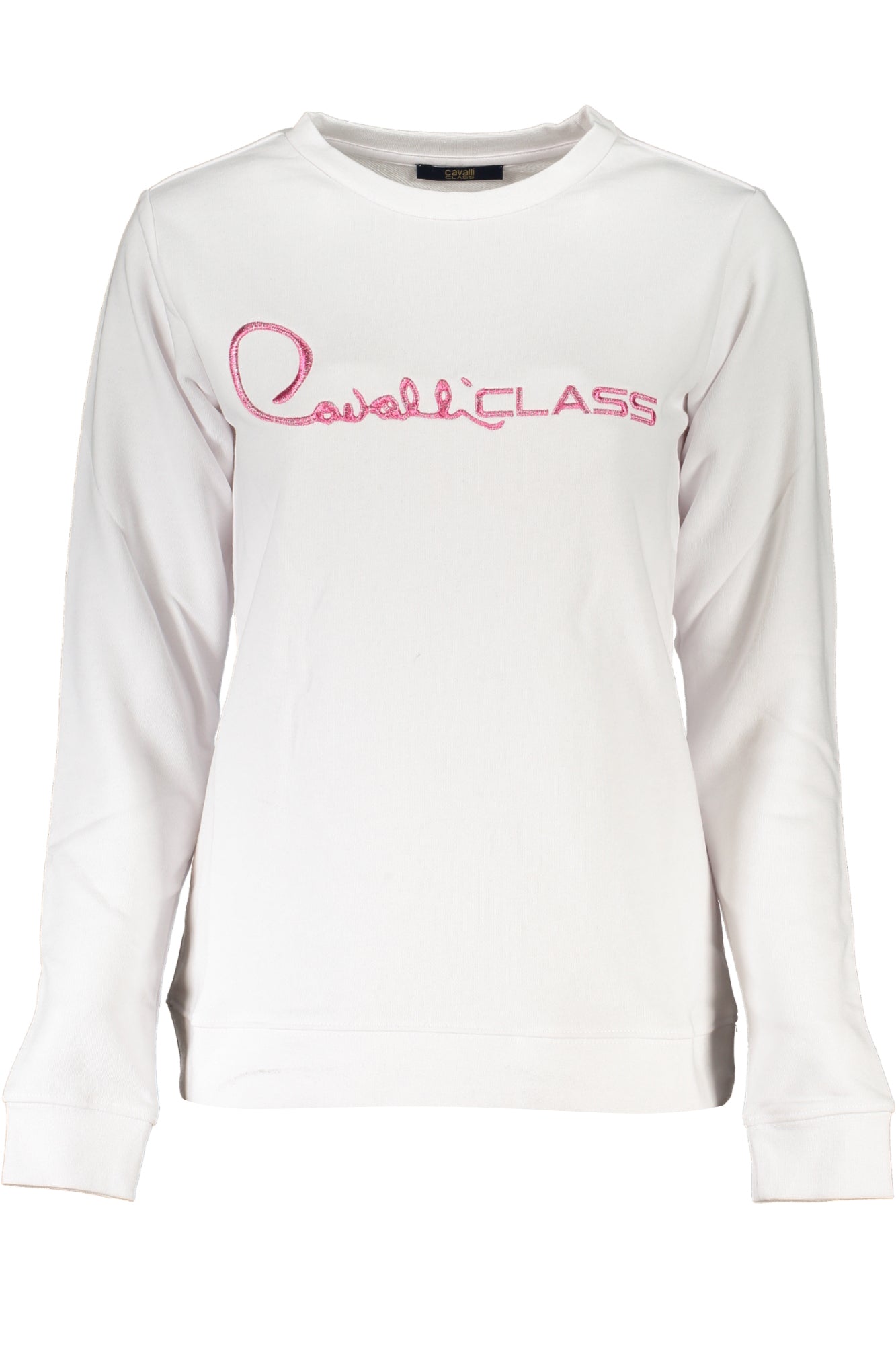 CAVALLI CLASS FELPA SENZA ZIP DONNA BIANCO