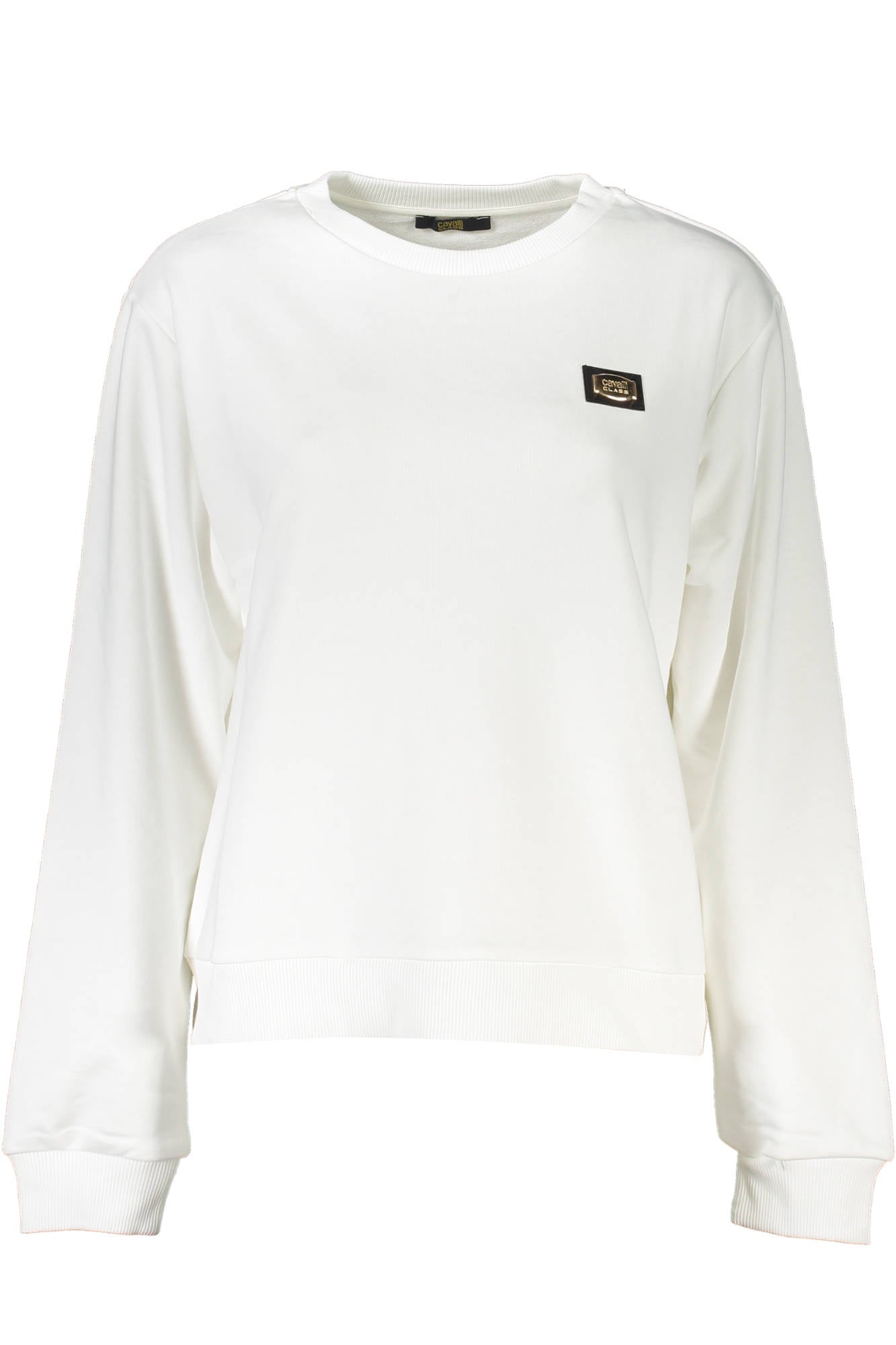 CAVALLI CLASS FELPA SENZA ZIP DONNA BIANCO