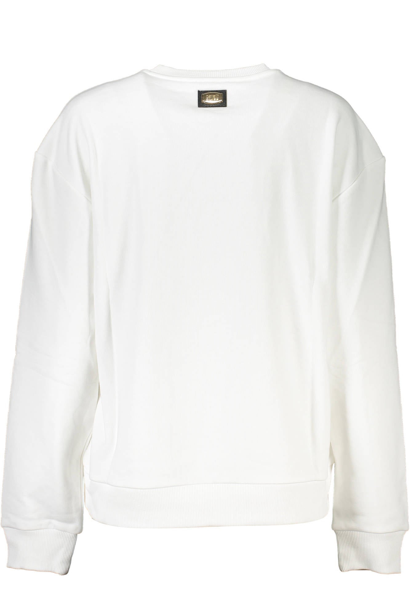 CAVALLI CLASS FELPA SENZA ZIP DONNA BIANCO
