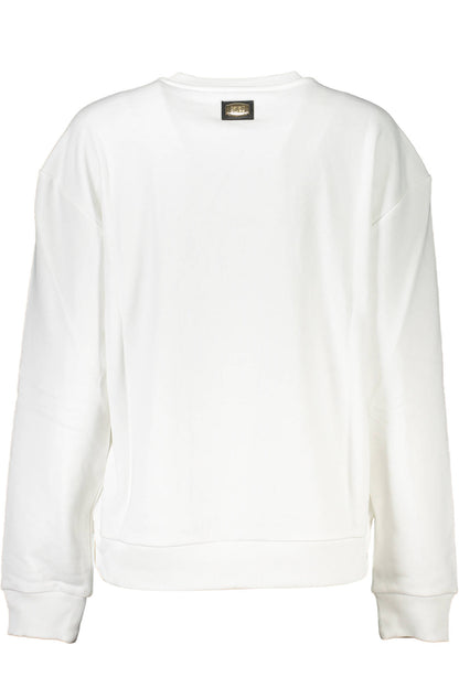 CAVALLI CLASS FELPA SENZA ZIP DONNA BIANCO