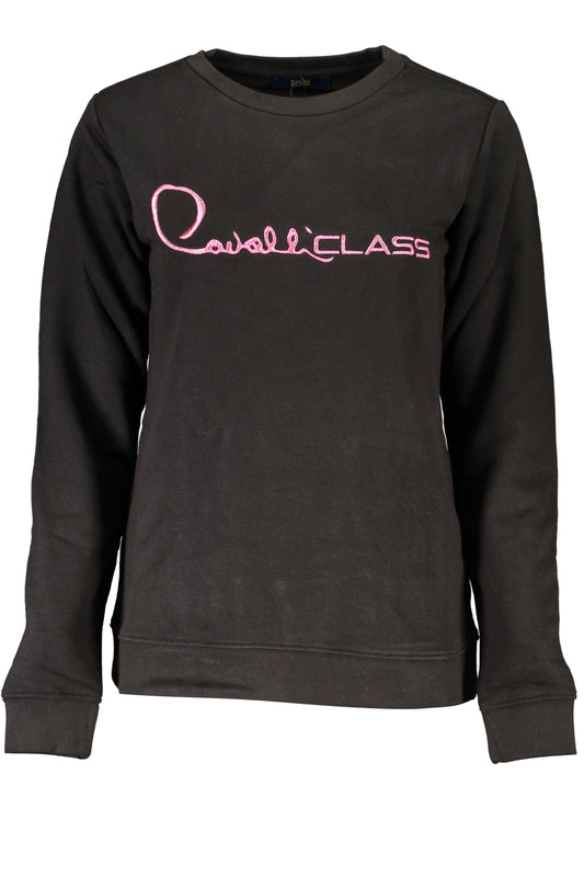 CAVALLI CLASS FELPA SENZA ZIP DONNA NERO