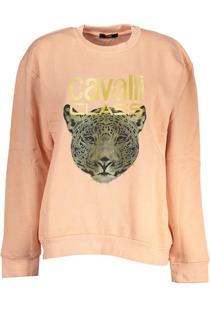 CAVALLI CLASS FELPA SENZA ZIP DONNA ROSA