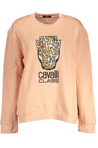 CAVALLI CLASS FELPA SENZA ZIP DONNA ROSA
