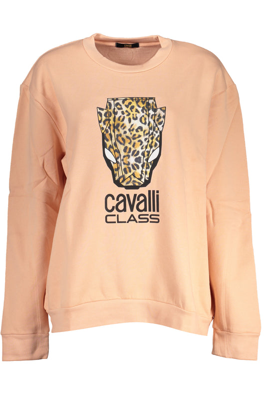 CAVALLI CLASS FELPA SENZA ZIP DONNA ROSA