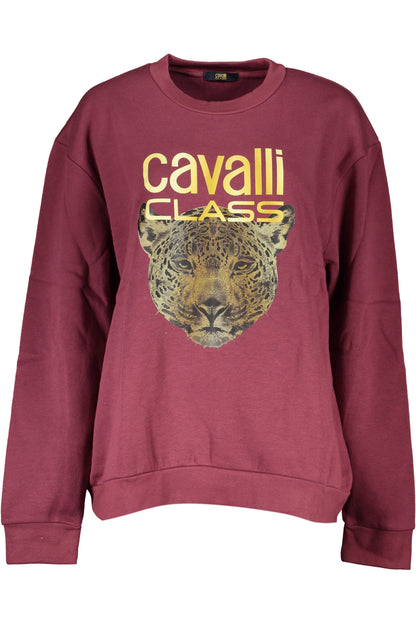 CAVALLI CLASS FELPA SENZA ZIP DONNA VIOLA
