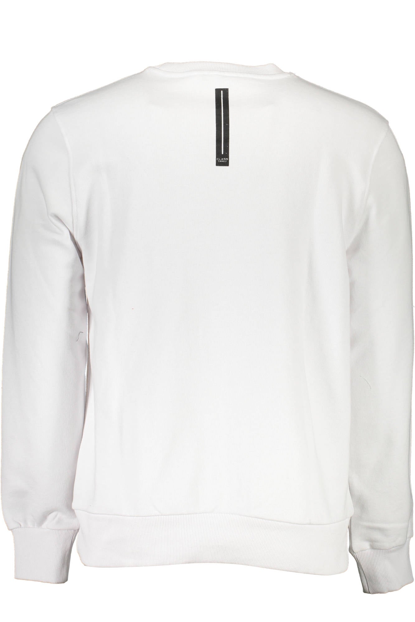 CAVALLI CLASS FELPA SENZA ZIP UOMO BIANCO