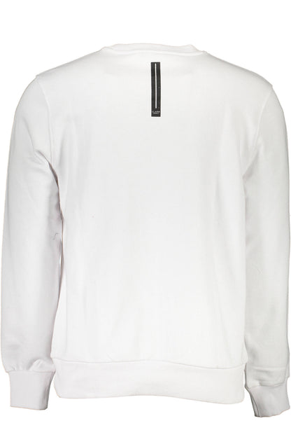 CAVALLI CLASS FELPA SENZA ZIP UOMO BIANCO