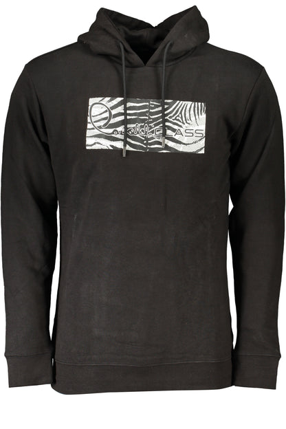 CAVALLI CLASS FELPA SENZA ZIP UOMO NERO