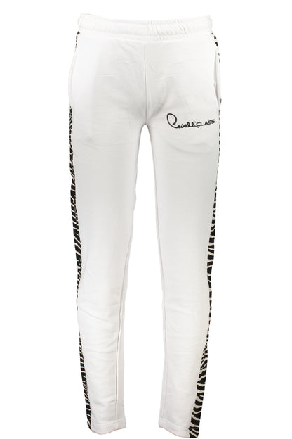 CAVALLI CLASS PANTALONE UOMO BIANCO